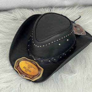 Burnt Dust Leather Bullhide Cowboy Hat